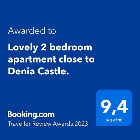 Lovely 2 Bedroom Apartment Close To Denia Castle. Exteriör bild