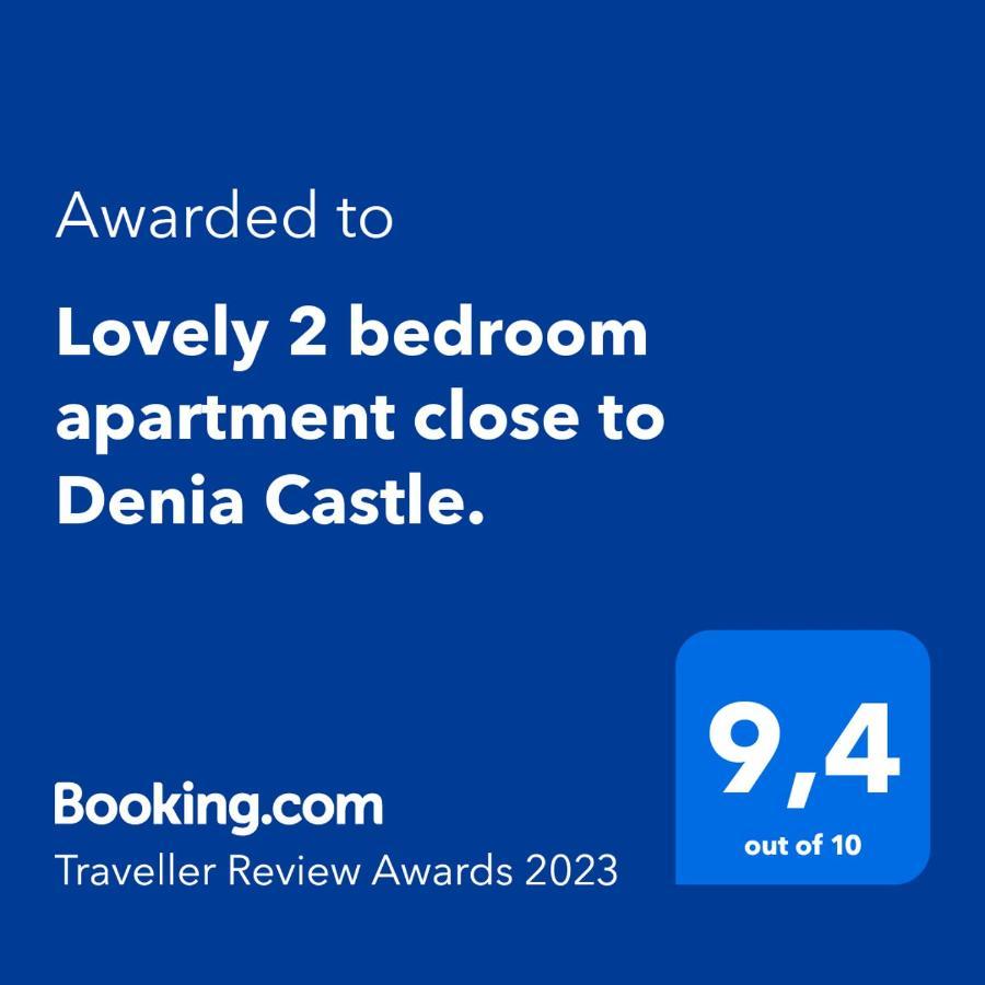 Lovely 2 Bedroom Apartment Close To Denia Castle. Exteriör bild